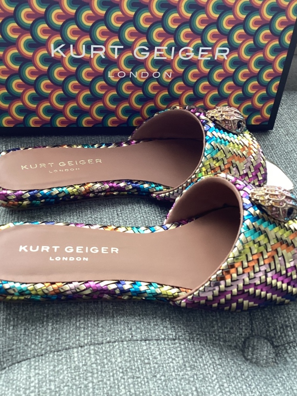Kurt Geiger London Kensington Slide Sandal, size US9/EU40 - Picture 3 of 12